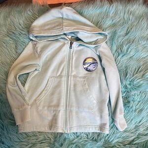 Roxy zip sweatshirt girl size 5